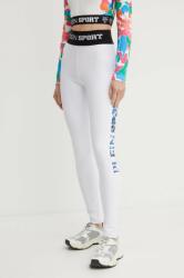 Plein Sport legging fehér, női, mintás - fehér M - answear - 57 990 Ft