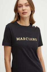 Marciano Guess pamut póló VIVIANA női, fekete, 4GGP18 6255A - fekete S
