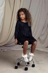 Mini Rodini gyerek ruha fekete, mini, harang alakú - fekete 92-98 - answear - 25 990 Ft