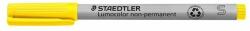 STAEDTLER Alkoholmentes marker, OHP, 0, 4 mm, STAEDTLER "Lumocolor® 311 S", sárga (TS3111) - pritone