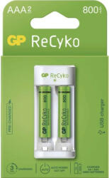 GP Batteries Akkumulátor töltő Eco E211+2xAAA ReCyko 800mAh B51211 (B51211)