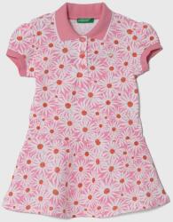 United Colors of Benetton gyerek ruha rózsaszín, mini, harang alakú - rózsaszín 110 - answear - 10 990 Ft