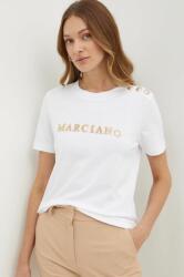Marciano Guess pamut póló VIVIANA női, fehér, 4GGP18 6255A - fehér S
