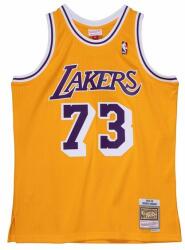 Mitchell & Ness Los Angeles Lakers #73 Dennis Rodman Swingman Jersey yellow