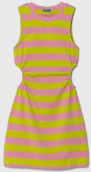 United Colors of Benetton gyerek ruha rózsaszín, mini, harang alakú - rózsaszín 150 - answear - 9 290 Ft
