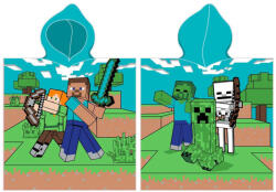Minecraft Diamond Defender strand törölköző poncsó 50x115 cm - lord