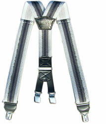  Bretele pentru pantaloni mix gri-alb (Bretele late) (0139E5)