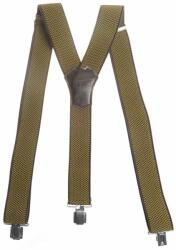 TifanTEX Bretele pentru pantaloni verzi, lățime 4 cm, 3 cleme (Bretele) (0127E6)