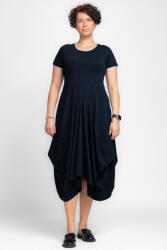 Pierino Rochie lunga in colturi, din tricot de bumbac, bleumarin Talie unica
