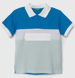 Benetton gyerek pamut póló mintás - kék 116 - answear - 9 990 Ft