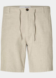 Selected Homme Pantalon scurți din material Slhregular-Brody 16087638 Bej Regular Fit