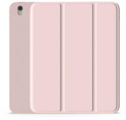 DEVIA Apple iPad 10.9 (2022) tablet tok (Smart Case) on/off funkcióval, Apple Pencil tartóval - Devia Rosy Series Leather Case With Pencil Slot - pink - multimediabolt