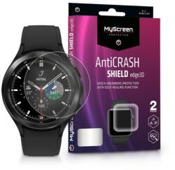 myscreen Samsung Galaxy Watch 4 Classic (42 mm) ütésálló képernyővédő fólia - MyScreen Protector AntiCrash Shield Edge3D - 2 db/csomag - átlátszó - multimediabolt