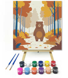  Őszi séta - gyerek számfestő készlet