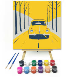  Sárga úton - gyerek számfestő készlet