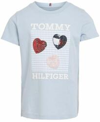 Tommy Hilfiger gyerek pamut póló - kék 110 - answear - 11 990 Ft