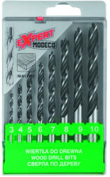 Modeco Expert Fafúró készlet műanyag dobozos 8 db (3-4-5-6-7-8-9-10 mm) (MN-61-572)