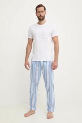 Fila pamut pizsama fehér, mintás, FPS1192 - fehér L