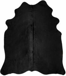 vidaXL fekete valódi marhabőr szőnyeg 180 x 220 cm 376701
