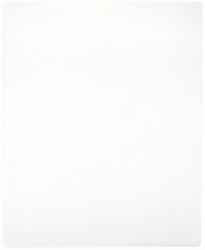 Vidaxl fehér pamutdzsörzé gumis lepedő 140 x 200 cm 136244