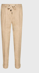 Peserico Easy Pantaloni din material M04860 08585 Bej Regular Fit