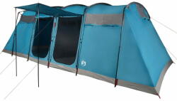 vidaXL 8 személyes kék vízálló alagút alakú családi sátor 94617