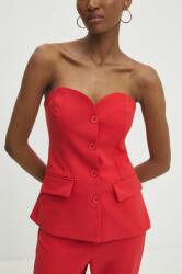 ANSWEAR top piros, sima - piros S