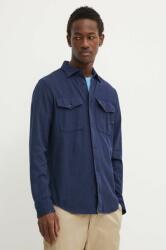 G-Star RAW pamut ing férfi, galléros, sötétkék, regular - sötétkék M - answear - 39 990 Ft