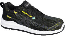 Portwest Pantofi de lucru ECO usori, bombeu compozit, realizati din materiale reciclate - Portwest FC06 S1P - negru/galben, 39 (FC06BKY39)