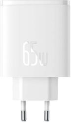 Baseus Încărcător de perete Baseus OS-Cube Pro 2x USB-C + USB, 65W (alb) (054592)