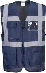 Portwest Vesta reflectorizanta Iona Executive, port-acte, suport statie - Portwest F476 - Navy, M (F476NARM)