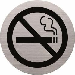 HELIT Információs tábla, rozsdamentes acél, HELIT, tilos a dohányzás (H6271500) - treewell