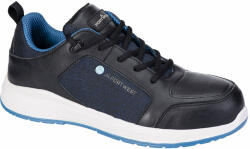 Portwest Pantofi de protectie ECO din materiale reciclate, bombeu compozit, impermeabili - Portwest FC07 S3 - negru/albastru, 37 (FC07BKB37)