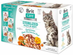 Brit BRIT Care Cat Flavour box Sterilizált filé mártásban 4 x 3 db 1020 g - mall - 4 225 Ft