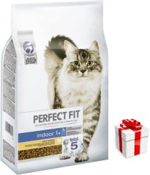 Perfect Fit - hrană uscată completă pentru pisici adulte neexpuse, bogată în pui 7kg+Cat Surprise