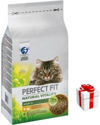 Perfect Fit Natural Vitality - hrană uscată completă pentru pisici adulte, cu pui și curcan - 6kg+Cat Surprise