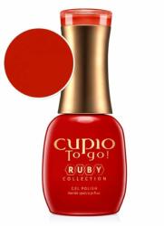 Cupio Machiaj Unghii Oje Semipermanenta Ruby Collection Chili Red Oja 15 ml