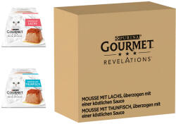 Gourmet Gourmet 25% reducere! 96 x 57g Revelations Mousse - Somon și ton (96 57 g)