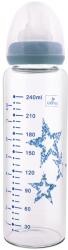 Lorelli Sticluță de sticlă Lorelli - Anti colic, 240 ml, albastru (10200880004)