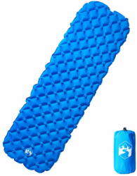 vidaXL kék felfújható kempingmatrac 190 x 58 x 6 cm 4007115
