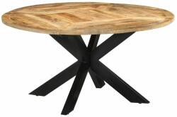 vidaXL nyers tömör mangófa étkezőasztal Ø150 x 76 cm (351710) - vidaxl