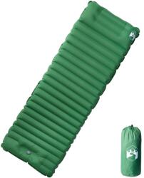 vidaXL 1 személyes zöld önfelfújó kempingmatrac párnával (4007121)