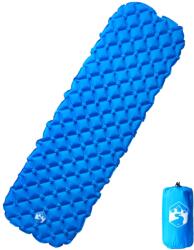vidaXL kék felfújható kempingmatrac 190 x 58 x 6 cm (4007115)