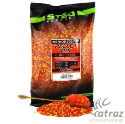 Stég Product Stég Pellet Mix 800g 3mm Chilli+Peach - Stég Micropellet (SP150292)