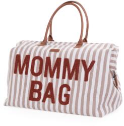 Childhome - Geantă de schimbătoare Mommy Bag Canvas Nude (CWMBBSTNR)