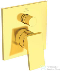 Ideal Standard EXTRA falsík alatti termosztátos csaptelep 2 fogyasztóhoz, Brushed gold A7625A2 (A7625A2)