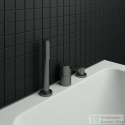 Ideal Standard JOY 3 üléses kádtöltő csaptelep kifolyó nélkül, Magnetic grey BC788A5 (BC788A5)