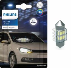 Philips C5W 30mm Ultinon PRO3100 szofita LED 6000K jégfehér 11860CU31B1 (utolsó 1db termék)