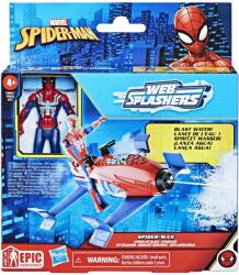 Hasbro SPIDERMAN SET VEHICUL HYDRO JET SI FIGURINA SPIDER MAN 10CM SuperHeroes ToysZone Figurina