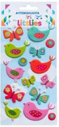Luna The Littlies: Madaras 3D pufi matrica szett 10x22cm-es íven (000646994) - jatekshop